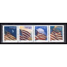 4228-4231 42c U.S. Flag Very Fine MNH PNC S1111111/4 Z5508