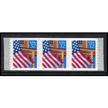 2915A 32c U.S. Flag Over Porch Fine MNH PNC 44444/3 10x10 PA3523