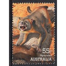 Australia 2008 Megafauna - Thylacoleo 55c Sheet Used