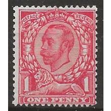 1912 SG345 1d Scarlet Wmk Royal Cypher Simple Unmounted Mint ..
