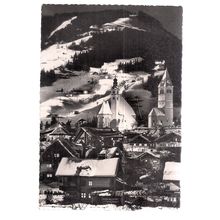 KITZBUHEL, i. T. NACHIPISTE , SWITZERLAND. unused vintage postcard =
