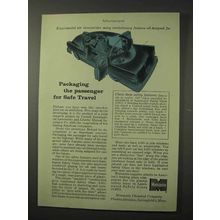 1958 Monsanto Chemical Laminated Safety Glass Ad - Passenger