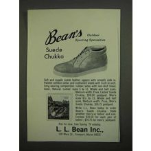 1974 L.L. Bean Suede Chukka Ad