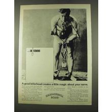 1974 Hammermill Bond Paper Ad - Harry Houdini