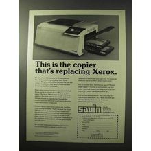 1977 Savin 770 Copier Ad - Replacing Xerox