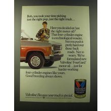 1986 Valvoline Motor Oil Ad - Bob, you took your time