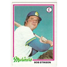 1978 Topps baseball card 396 Bob Stinson - Mariners