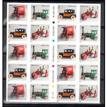 3642-3645e 37c Antique Toys Very Fine MNH Pane/20 P# V1111 L04058