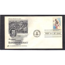 FDC Art Craft 1826 15c Bernardo Galvez (Cachet-U/A) CV00332