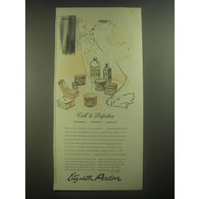 1945 Elizabeth Arden Skin Care Ad - Call to perfection