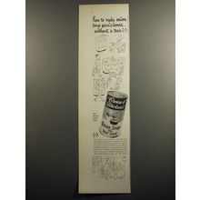 1952 Crosse & Blackwell Onion Soup with Beef Stock Ad - How to make onion soup