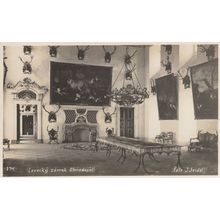 Lovecky Zamak German Blood Sports Deer Hunting Taxidermy Old Postcard