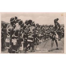 Zulu Warriors Untombis Native Dance African Old Real Photo Postcard