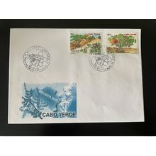 Cabo Verde 2001 Mi. 792 - 793 FDC Expo Belgica Baum Arbre Tree Atomium Bruxelles