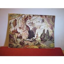 KENT'S CAVERN, TORQUAY, by Herbert Truman unused postcard E A Sweetman & Son =