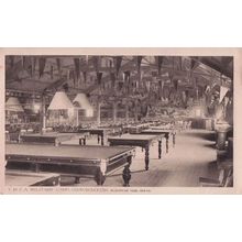 YMCA Military Army Camp Crowborough Sussex Flags Snooker Old Postcard