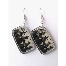 Acrylic Wiccan Girls Will Be Girls Earrings Silver Plated Hooks