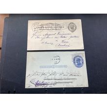 ICOLLECTZONE US UX12 &UX22 International to Austria Card Lot used (B400-175)