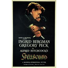Spellbound- US 1945 Poster Canvas Movie Film Print A0 A1 A2 A3 A4 A5 A6 Art Wall