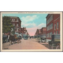 Mississaga Street, Orillia, Ontario, c.1920 - Valentine-Black Postcard