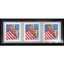 2915Bv 32c U.S. Flag Over Porch Very Fine MNH PNC S11111/3 PA3610