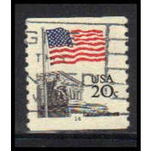 Used 1895 20c U.S. Flag Very Fine CNS 14 PA5468