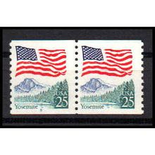 2280a 25c U.S. Flag Fine MNH CNP Left 9 PA1040