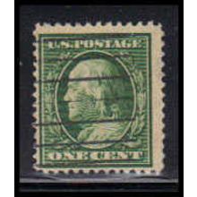 Used 374 1c Benjamin Franklin Just Clears K2791