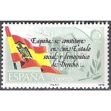 España 1978 Michel 2399 Neuf ** Cote (2008) 0.20 € Nouvelle constitution
