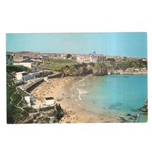 KILLACOURT AND TOWAN BEACH, NEWQUAY. unused vintage postcard. NEG 344 =