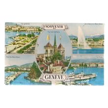 GENEVA, used postcard 1964 postmark =