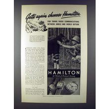 1938 Hamilton Constance, Sidney, Cole Watch Ad - Gatti