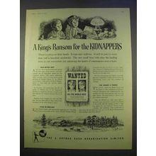 1955 The Rank Organisation Ad - The Kidnappers Movie