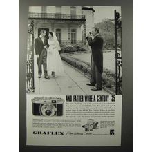 1958 Graflex Century 35 Camera Ad - Father Wore