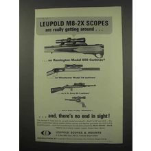 1967 Leupold M8-2X Scopes Ad - Really Getting Around
