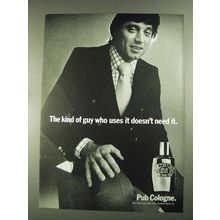 1972 Pub Cologne Ad - Joe Namath