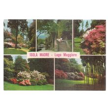 ISOLA MADRE, LAGO MAGGIORE, ITALY used postcard 1983 postmark #