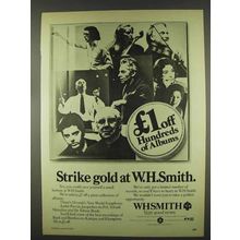 1978 W.H. Smith Albums Ad - Strike Gold