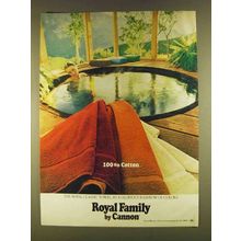 1980 Cannon Royal Classic Towel Ad - 100% Cotton