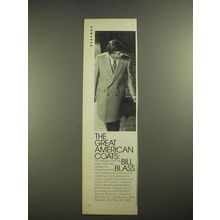 1980 Bill Blass Latham Coat Ad - The Great American Coats