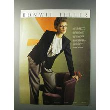 1981 Bonwit Teller Ad - Anne Klein Pants, Blouse