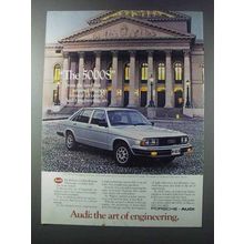 1981 Audi 5000S Car Ad - Inspired Wagner's Musical Art