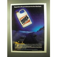 1982 Zerex Antifreeze Ad - Premium Protection Lasts