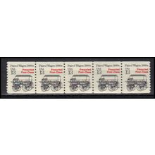 2258 13c Police Wagon Fine MNH Dry Gum PNC 1/5 X3154