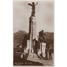 War Memorial Cape Town South Africa Military Real Photo Postcard