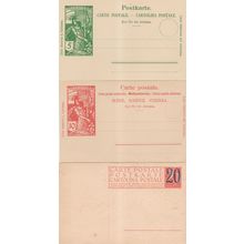 Antique Switzerland Postal Stationary Unused 4x Old Postcard s