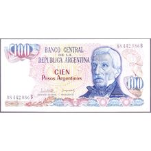 1984 Argentina Banknote 100 Pesos