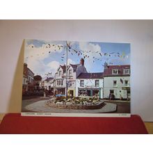 MARKET SQUARE, FISHGUARD, PEMBROKESHIRE unused vintage postcard by Judges =
