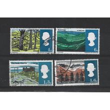 GB.Landscapes set of 4.Phosphor Issue.Fine Used.Jul25