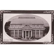 EC849 LANCASTER -THE PALM HOUSE, WILLIAMSON PARK. R/P POSTCARD